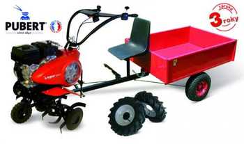 AKN SET 2 PUBERT VARIO 65P C3 (motor Briggs Stratton CR950 208 ccm) + kola 8 palc + vozk VARES HV 220L - SLEVA !