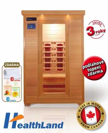 INFRASAUNA Healthland V-Garden Standard 2002 - SLEVA + BONUSY !