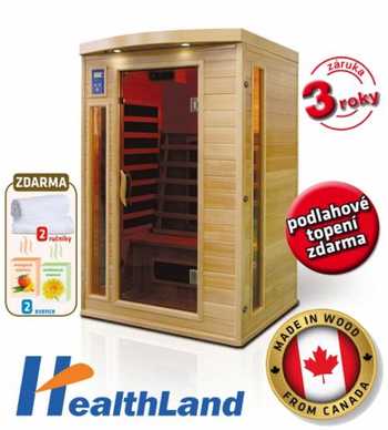 INFRASAUNA Healthland V-Garden DeLUXE 2220 CR/CB - SLEVA + BONUSY !