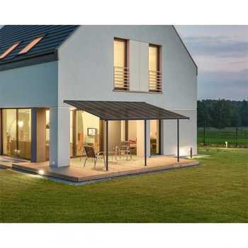 Palram Capri 5400 antracit 3 x 5,46 m hlinkov pergola ed se zatmavenou stechou - na objednvku !