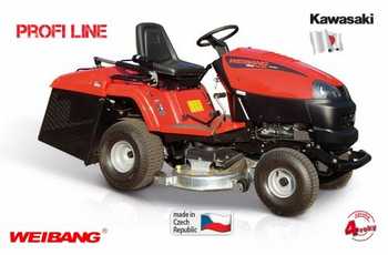 Zahradn traktor WEIBANG WB 2002 GALAXI Premium PROFI LINE (siln motor KAWA 20 HP) - SLEVA !