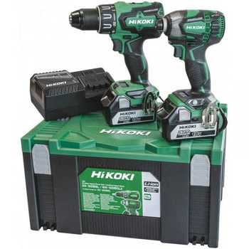 Aku set Hikoki Hitachi KC18DBDLWDZ 2x18V - 5,0Ah (DS18DBSL, WH18DBDL2, 2x baterie BSL1850, rychlonabjeka...